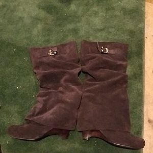 Naughty monkey brown suade boots